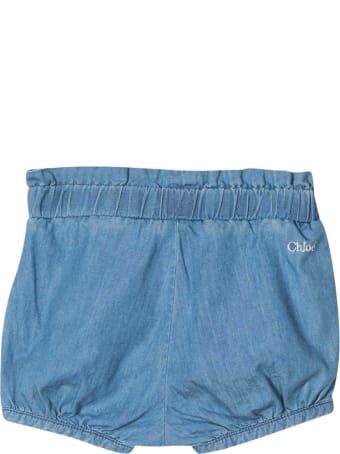 Chloé Denim Shorts Chloé Kids