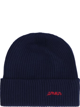Maison Labiche Amour Ribbed Knit Beanie