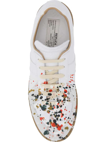 Maison Margiela Paint Drop Replica Leather Sneaker