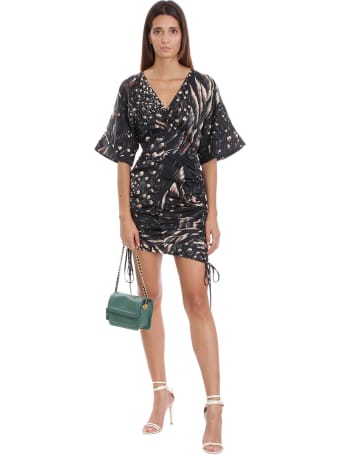 Cult Gaia Fiona Dress In Black Polyester
