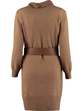 Fabiana Filippi Belted Knit Dress