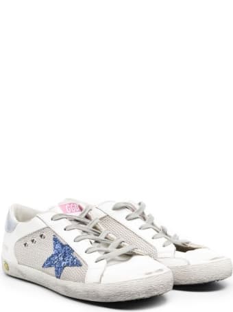 Golden Goose Sneakers With Laces And Glitter Star