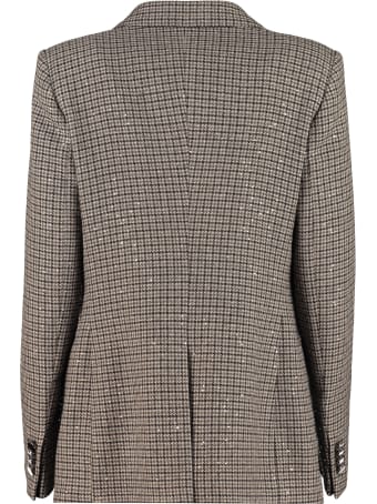 Tagliatore 0205 Houndstooth Cotton-blend Blazer