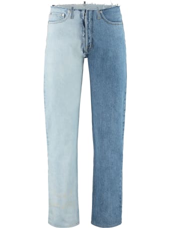 Maison Margiela Destroyed Straight Leg Jeans