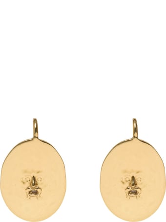 Patou Golden Brass Earrings