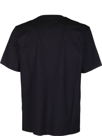 MSGM Black Cotton T-shirt