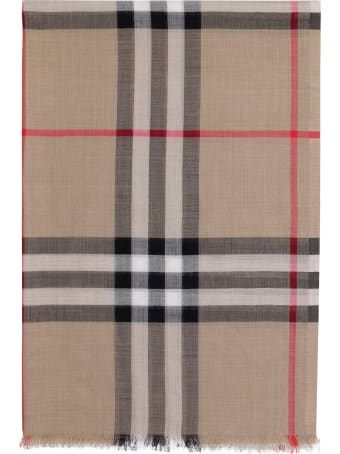 Burberry Check Motif Scarf