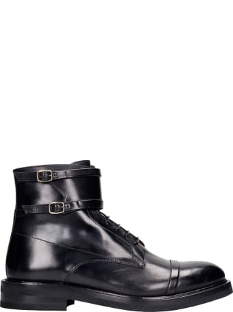 Malone Souliers George Ankle Boots In Black Leather