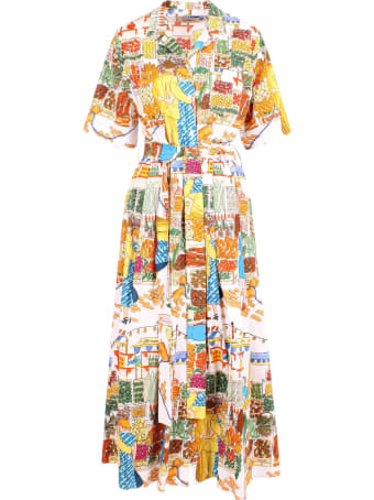 Alessandro Enriquez 'love Market' Cotton Dress