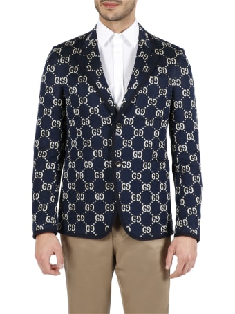 Gucci Gg Jersey Blazer