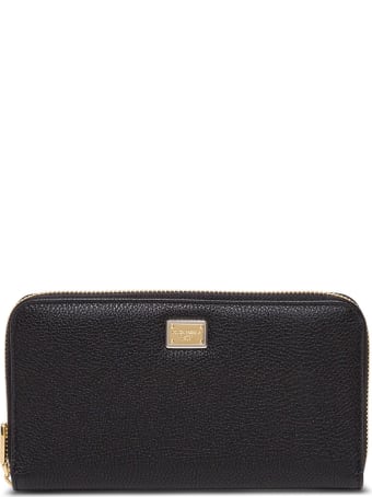 Dolce & Gabbana Sicily Wallet In Grained Leather