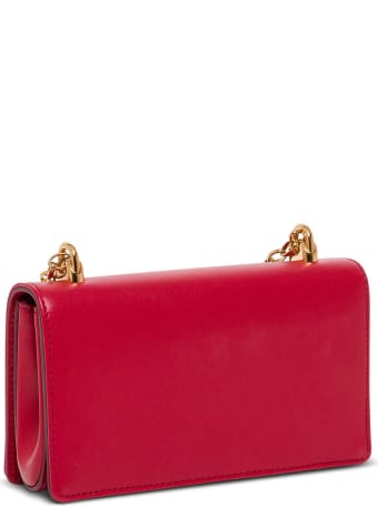 Dolce & Gabbana Dg Girls Crossbody Bag In Leather With Logo