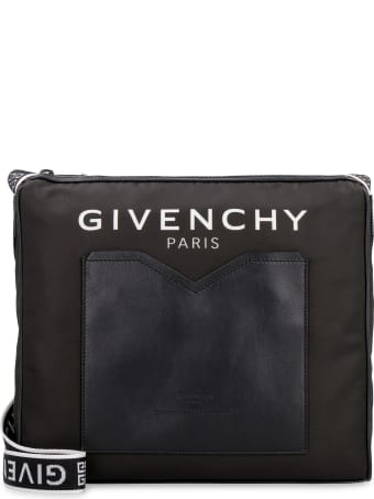 Givenchy Leather And Nylon Messenger Bag