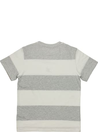 Brunello Cucinelli Cotton Wide Stripe Jersey T-shirt With Print