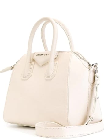 Givenchy Mini Antigona Bag In Light Pink Grain Leather