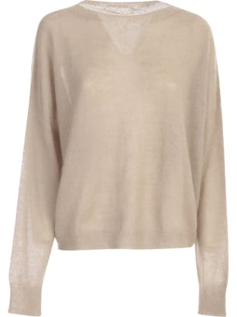 Liviana Conti Mohair Sweater L/s Crew Neck
