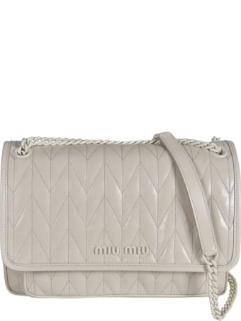Miu Miu Patterned Flap Shoulder Bag