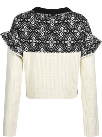 Philosophy di Lorenzo Serafini Ribbed Knit Cropped Sweater