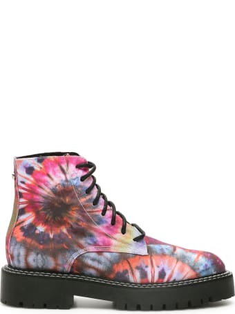 Dawni Tie-dye Combat Boots
