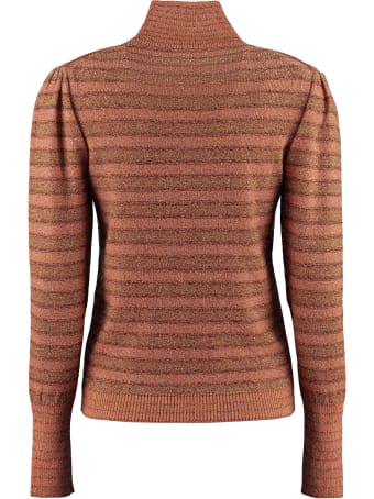 Chloé Striped Turtleneck Sweater