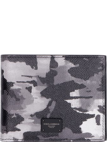 Dolce & Gabbana Printed Leather Wallet