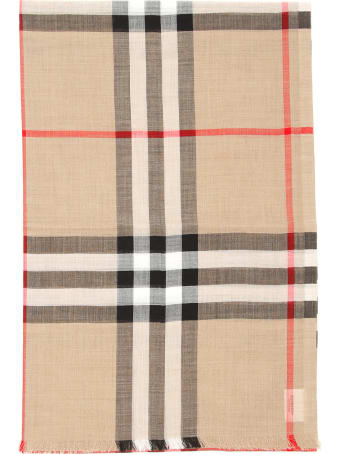 Burberry Giant Check Gauze Scarf