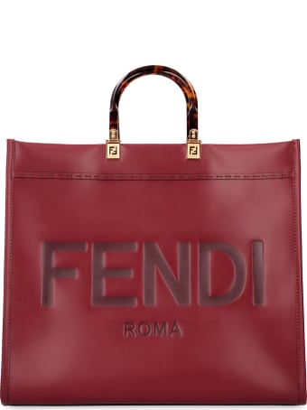 Fendi Sunshine Leather Tote
