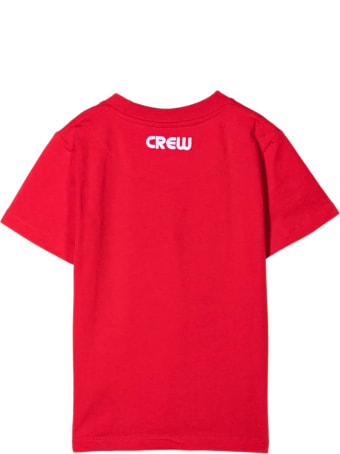 GCDS Red Cotton T-shirt