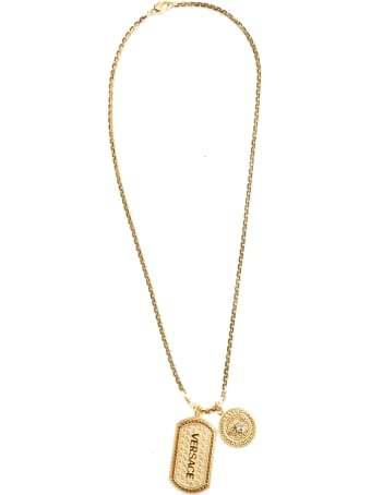 Versace 'iconic Guillochè' Necklace