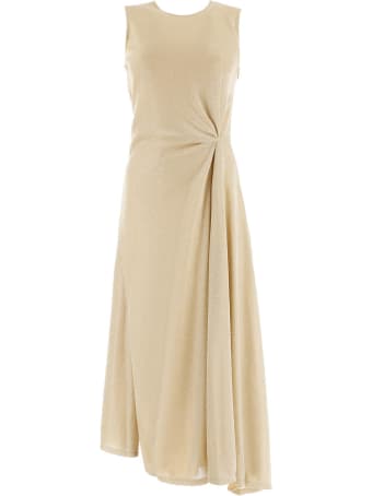 Lanvin Lurex Draped Dress