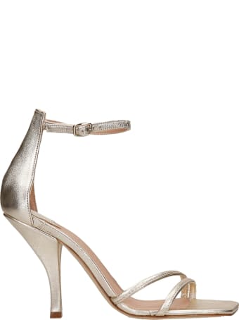 The Seller Sandals In Platinum Leather