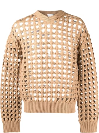 Bottega Veneta Pullover Open Mesh Wool