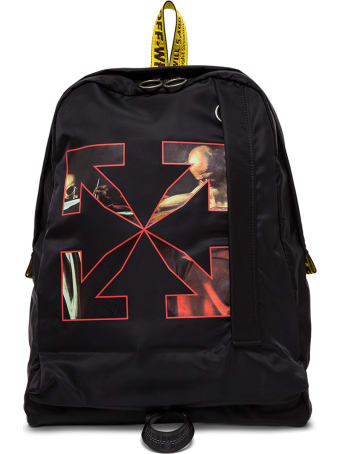 Off-White Caravaggio Backpack In Black Nylon
