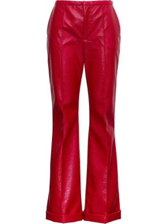Philosophy di Lorenzo Serafini Leatherette Flared Trousers
