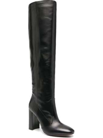 L'Autre Chose High Boots In Black Leather