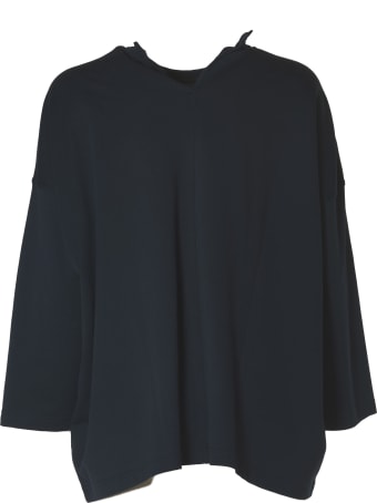Sofie d'Hoore Long Sleeve C-neck Sweatshirt In Fine Fleece