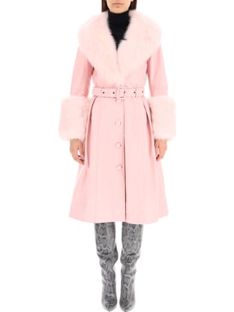 Saks Potts Foxy Leather Coat