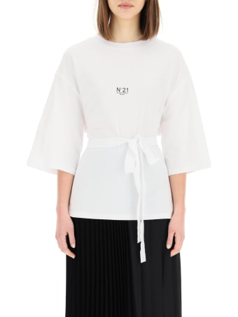 N.21 Belted Kimono T-shirt