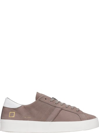 D.A.T.E. Hill Low Sneakers In Beige Suede