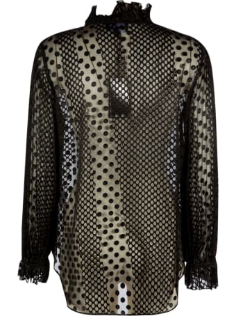 Emporio Armani Lace Ruffled Shirt
