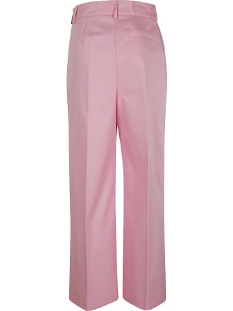 MSGM Straight Leg Plain Trousers
