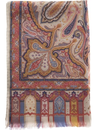 Etro Cashmere And Silk Scarf Calcutta