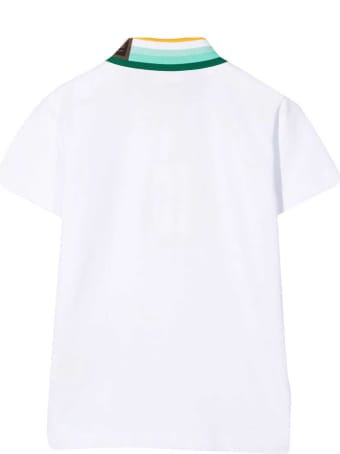 Fendi White Teen Polo Shirt