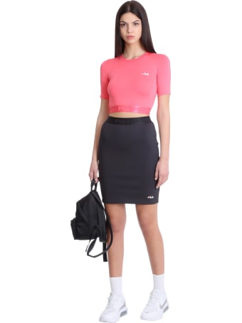 Fila Cylin T-shirt In Rose-pink Polyester