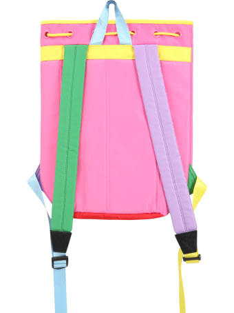 Little Marc Jacobs Multicolor Backpack For Girl With Logo