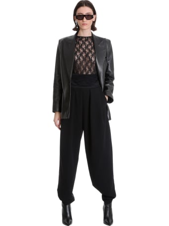 Magda Butrym Pants In Black Cotton
