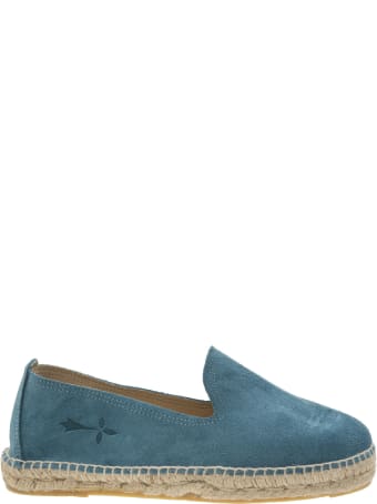 Manebi Espadrilles Hamptons Teal Blue