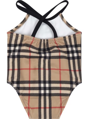 Burberry Beige Swimwear For Babygirl