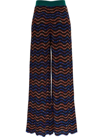 M Missoni Multicolor Wool Blend Trousers