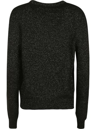 Chiara Ferragni Glitter Embellished Ribbed Sweater